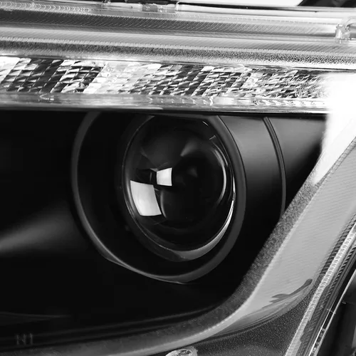 Vista 7 de SPEC-D TUNING Faros LED con proyector negros compatibles con Ford Fusion 2010-2012, conjunto de faros delanteros izquierdo + derecho For 2010-2012