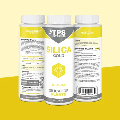 Vista 6 de TPS NUTRIENTS Silica Gold Nutriente y Suplemento para Fuerza de Plantas con Silicio Biodisponible 8 oz (250mL) Bioavailable Silicon, Strengthens