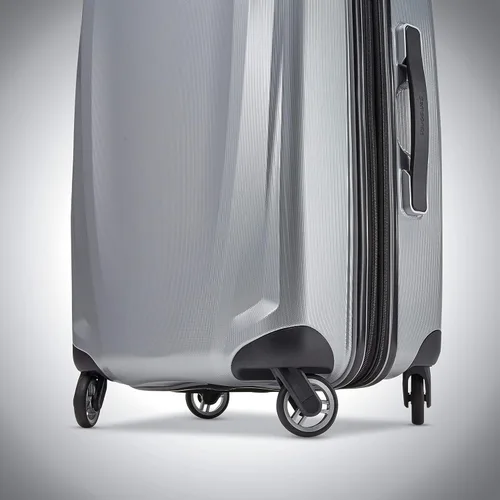 Vista 5 de Samsonite Winfield 3 DLX Hardside - Equipaje expandible con ruedas, Plateado), 120752-1776