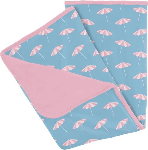 Vista 4 de KicKee - Manta de cochecito con estampado, suavidad suprema para una manta de bebé definitiva, cómoda manta de seguridad
