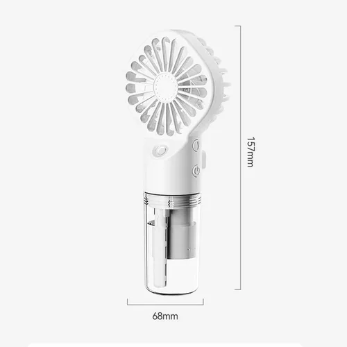 Vista 3 de Ventilador de nebulización portátil de mano, ventilador de rociador personal de nano pulverización, ventilador de pulverización para niñas, mujeres