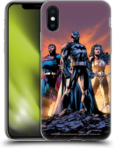 Vista 139 de Head Case Designs Funda de gel con licencia oficial de la Liga de la Justicia DC Comics #10 Darkseid War Comic Book Cover