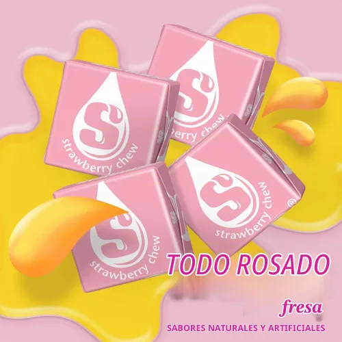 Vista 3 de STARBURST All Pink - Paquete a granel de caramelos masticables de frutas, tamaño compartido, 15.6 onzas, paquete de 6