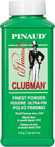 Vista 8 de Clubman Pinaud Finest Powder, polvo blanco clásico para hombres, protección contra el sudor y el olor corporal, 9 onzas x 1 paquete