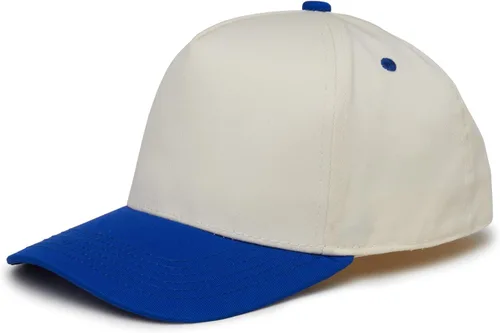 Vista 31 de Funky Junque - Sombreros Snapback de Lona Vintage de Dos Tonos Rayas a rayas - Rojo/Beige