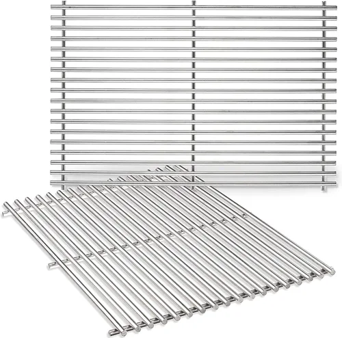 Vista 12 de Uniflasy Rejillas de hierro fundido esmaltado de porcelana de 17.5 pulgadas para Weber Spirit E-210 S-210 E-220 S-220, Spirit I & II Serie 200