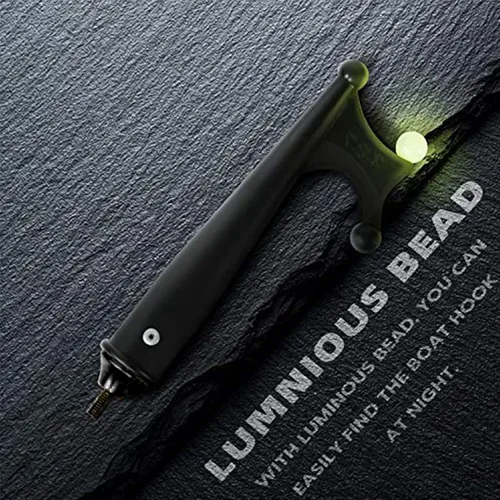 Vista 4 de SANLIKE Telescopic Fiberglass Boat Hook with Non-Slip Hand Grips for Docking