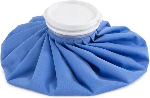 Vista 2 de MUELLER Bolsa de hielo reutilizable para medicina deportiva, bolsa de 9 pulgadas, bolsa fría para lesiones y alivio del dolor, terapia de frío, azul