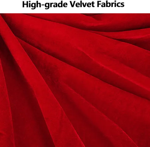 Vista 5 de Dlala - Capa larga de terciopelo reversible con capucha para Navidad, Halloween, disfraces de cosplay