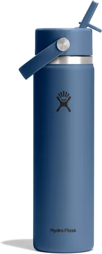 Vista 74 de Hydro Flask Botella de agua – Acero inoxidable aislado – Tapa flexible con popote de boca ancha, antiderrames, a prueba de fugas y recargable