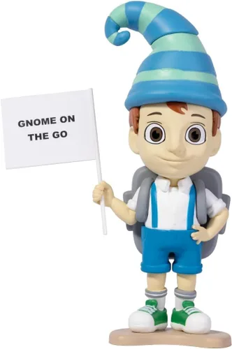 Vista 10 de Gnomo de viaje macho adulto Mini figura de gnomos con soporte AirTag integrado Compañero de viaje de aventura para viajes por carretera