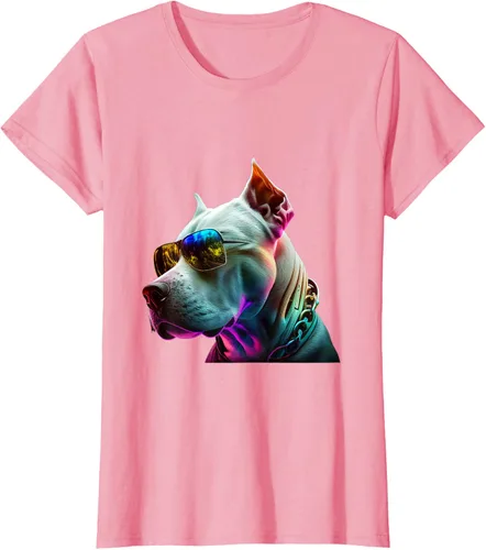 Vista 14 de Dogo Argentino Dogs Dogo Argentinos Camiseta, Negro