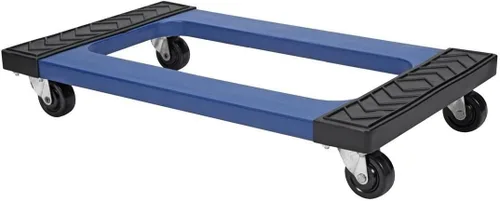 Vista 8 de Zeluga 24-372 24in. x 16in. 1000 lb. Capacidad de carga Carro de plataforma sólida de madera dura