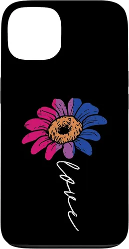 Vista 7 de Funda para iPhone 16 Love Sunflower Floral LGBTQ Bisexual Flag Gay Pride Ally Bi