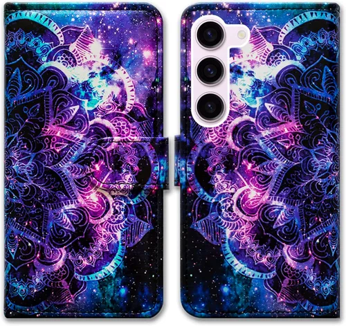 Vista 20 de Bcov Funda para Galaxy S23 Fe, funda de piel con tapa y función atril para Samsung Galaxy S23 FE