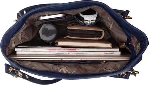 Vista 6 de Montana West Hobo Bags para mujer con asa superior, bolso de hombro