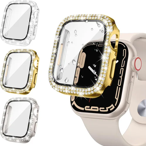 Vista 8 de Tensea - Funda protectora de pantalla para Apple Watch SE 3/SE 2/SE/6/5/4 de 1.732 in