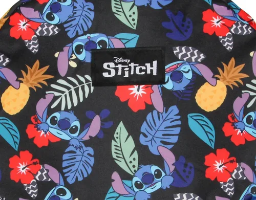 Vista 3 de Disney Lilo & Stitch Tropical Leaves Pineapple Mochila de viaje para portátil de 17 pulgadas