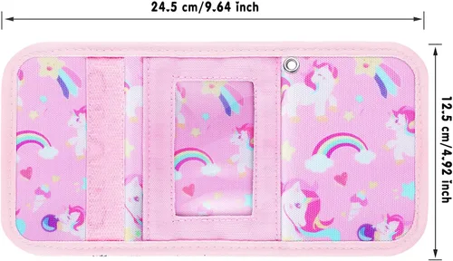 Vista 4 de Hapycat Cartera infantil para niñas Unicorniorosa