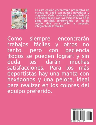 Vista 2 de CROCHET MANTAS PARA BEBES propuestas para la cuna, el moisés, el cochecito (Tejido de Mantas) (Spanish Edition)
