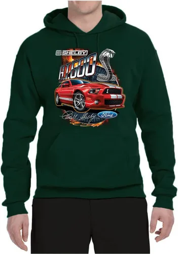 Vista 36 de Wild Bobby Shelby GT500 Cobra - Sudadera con capucha con diseño oficial de Ford Motors Cars and Trucks