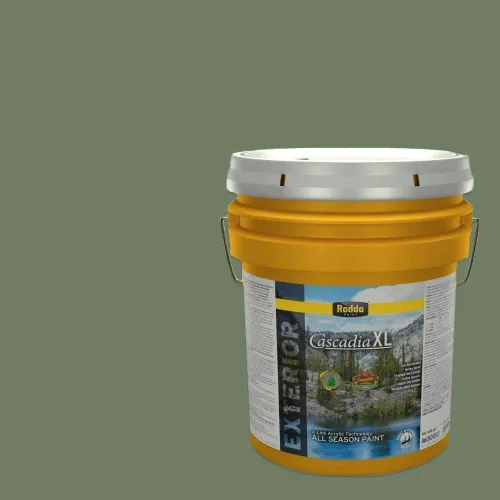 Vista 114 de Rodda Paint CASCADIA XL Pintura e imprimación satinada exterior en uno, cuarto de galón, resistencia industrial