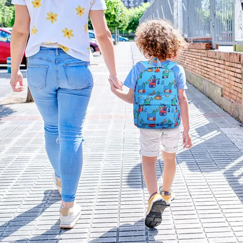 Vista 6 de Zicac Mochila para niños y niñas de 12 pulgadas, mini mochila para niños para la escuela y viajes, mochila preescolar para jardín de infantes