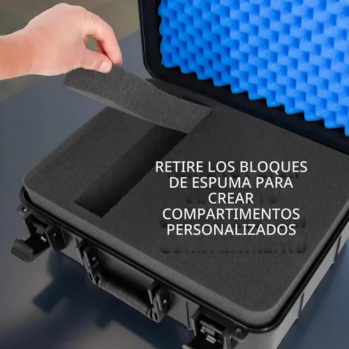 Vista 2 de CASEMATIX Funda rígida para laptop de 15.6 pulgadas – Funda de transporte de viaje resistente a prueba de golpes con protección de espuma