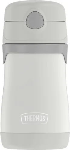 Vista 9 de Thermos Bebé 10 oz. Botella de acero inoxidable con popote emergente, coches
