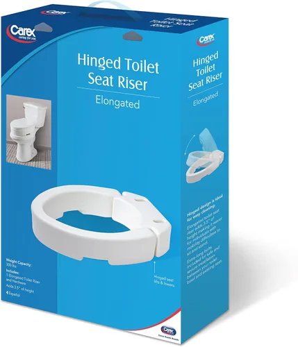 Vista 8 de Asiento elevador para inodoro, de Carex Health Brands
