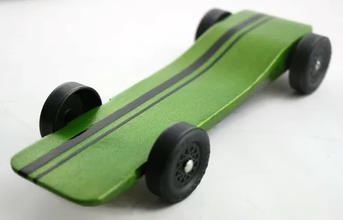 Vista 7 de Kit de automóvil Derby Pinewood completo, de rápida velocidad, listo para montar