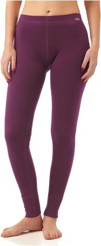 Vista 7 de MERIWOOL - Pantalones térmicos de capa base para mujer, 100% lana merina, 400g, pesados Negro