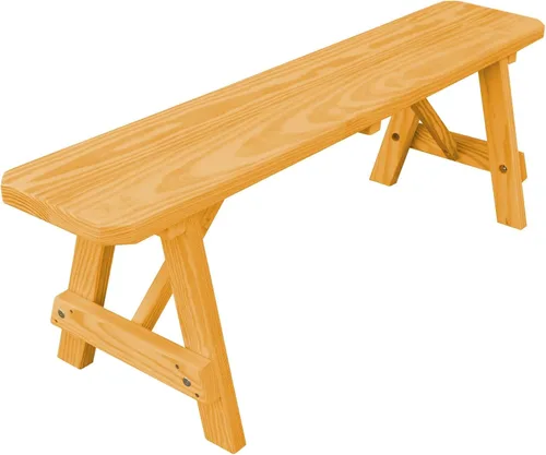 Vista 79 de Furniture Barn USA Pine - Banco tradicional de 2 pies, color negro