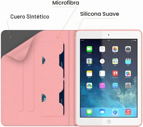 Vista 5 de Dteck Funda de 10.5 pulgadas para iPad Air 2019 (3ª generación, A2152 A2123 A2153) / iPad Pro 2017 (A1701 A1709) Tablet - Funda tipo cartera #00-02