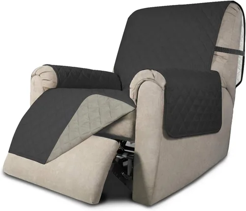 Vista 18 de Easy-Going - Funda reversible para sofá, resistente al agua, con varillas de espuma y correas elásticas, protector de muebles para mascotas y perros