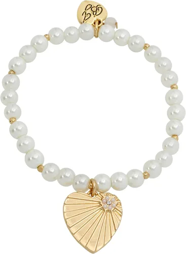Vista 3 de Betsey Johnson Pulsera con dije de corazón para mujer