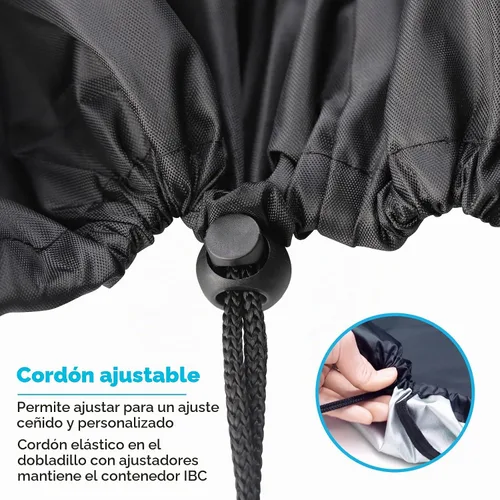 Vista 5 de NEVERLAND Media cremallera IBC Tote Cover Cubierta impermeable del tanque