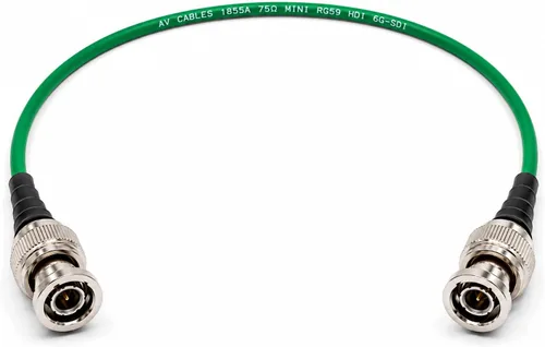 Vista 11 de AV-Cables Cable 6G HD-SDI BNC a BNC, 1855A, 1.5 pies, negro
