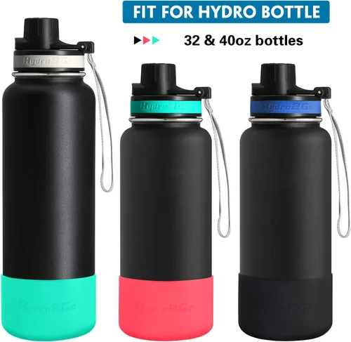 Vista 7 de Tapa abatible automática para botellas de agua Hydro Flask de boca ancha – 12, 16, 18, 32, 40, 64 onzas, tapa de boquilla para botellas de agua