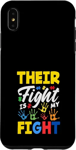 Vista 11 de Their Fight is My Fight Autism Awareness Case for iPhone 17
