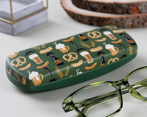 Vista 53 de Ron's Optical Clamshell - Funda rígida para lentes de lectores de marcos pequeños a medianos para mujeres y hombres