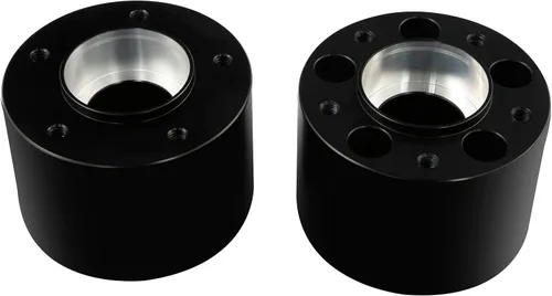 Vista 3 de TCMT Llanta de rueda delantera de 21", buje de rueda de brida de doble disco con guardabarros delantero negro sin pintar, compatible con modelos