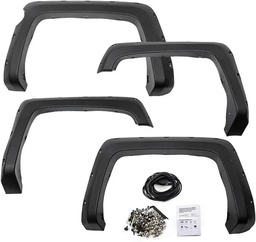 Vista 10 de GRAND ORANGE Fender Flares 4PCS Smooth Factory Style Wheel Flares