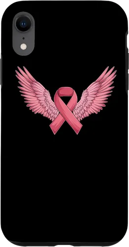 Vista 25 de Pink Ribbon Wings Breast Cancer Awareness Case for iPhone 17
