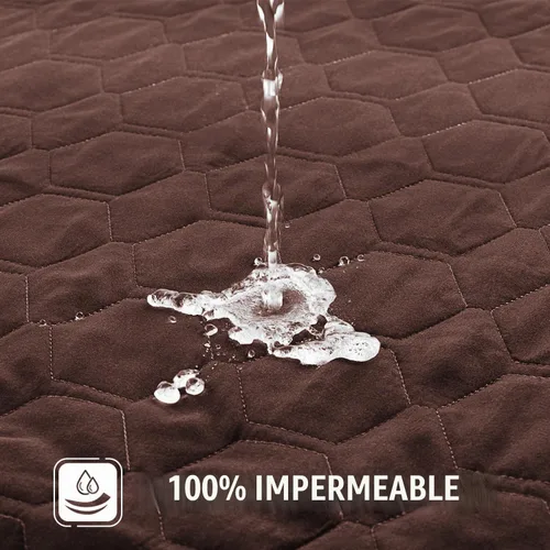 Vista 4 de Nanbowang - Funda de repuesto impermeable para cama de perro, funda de almohada lavable acolchada para mascotas, encantadora cama para cachorro