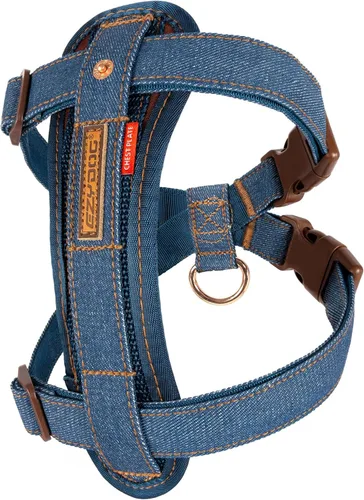 Vista 12 de EzyDog Arnés para perro sin tirones con placa de pecho – Arnés a prueba de escape con costuras reflectantes y acolchado cómodo para paseos fáciles