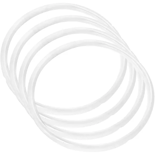 Vista 9 de 4 anillos de silicona de repuesto para juntas de 5 y 6 cuartos de galón, piezas de accesorios, transparentes (actualizados)