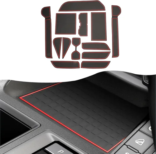 Vista 19 de SXCY Alfombrillas con ranura para puerta Toyota RAV4 2025 para Toyota RAV4 2019-2024 2025, accesorios para portavasos y portavasos 2024 2025 RAV4
