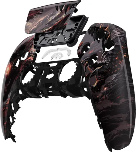 Vista 3 de eXtremeRate Cyclops Dragon Touchpad - Carcasa frontal compatible con controlador ps5 BDM-010 BDM-020 BDM-030 BDM-040, carcasa de repuesto