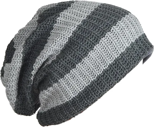 Vista 10 de FORBUSITE Gorro de punto largo holgado para hombre para verano e invierno, de gran